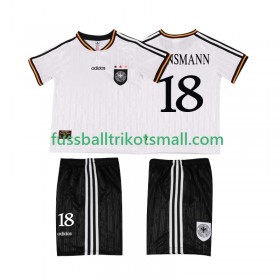 Fußballtrikots Deutschland KLINSMANN 18 Retro Kinder 1996 Kurzarm Heimtrikotsatz kaufen